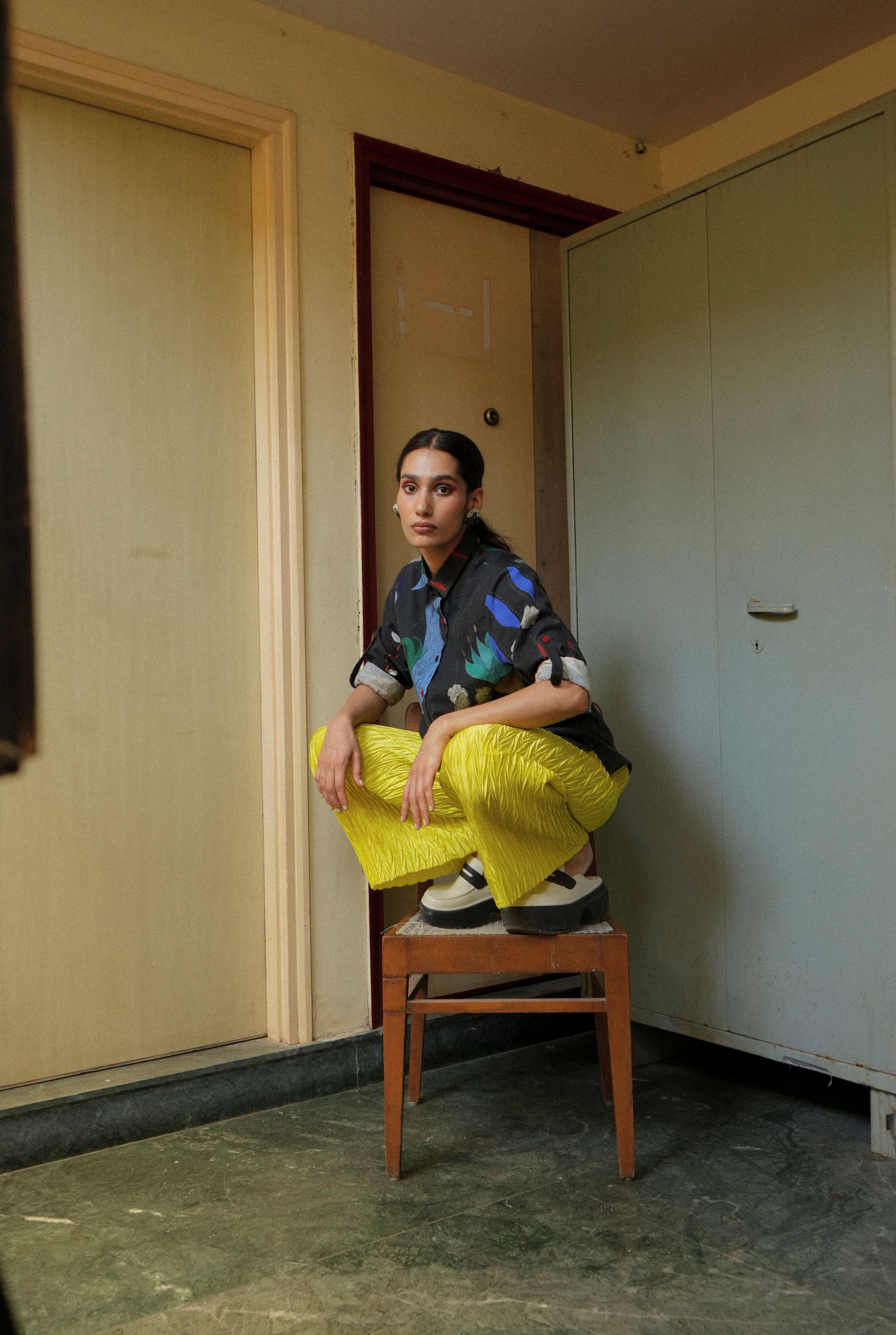 CLASSIC WOMEN’S SHIRT IN CHETTI BLACK