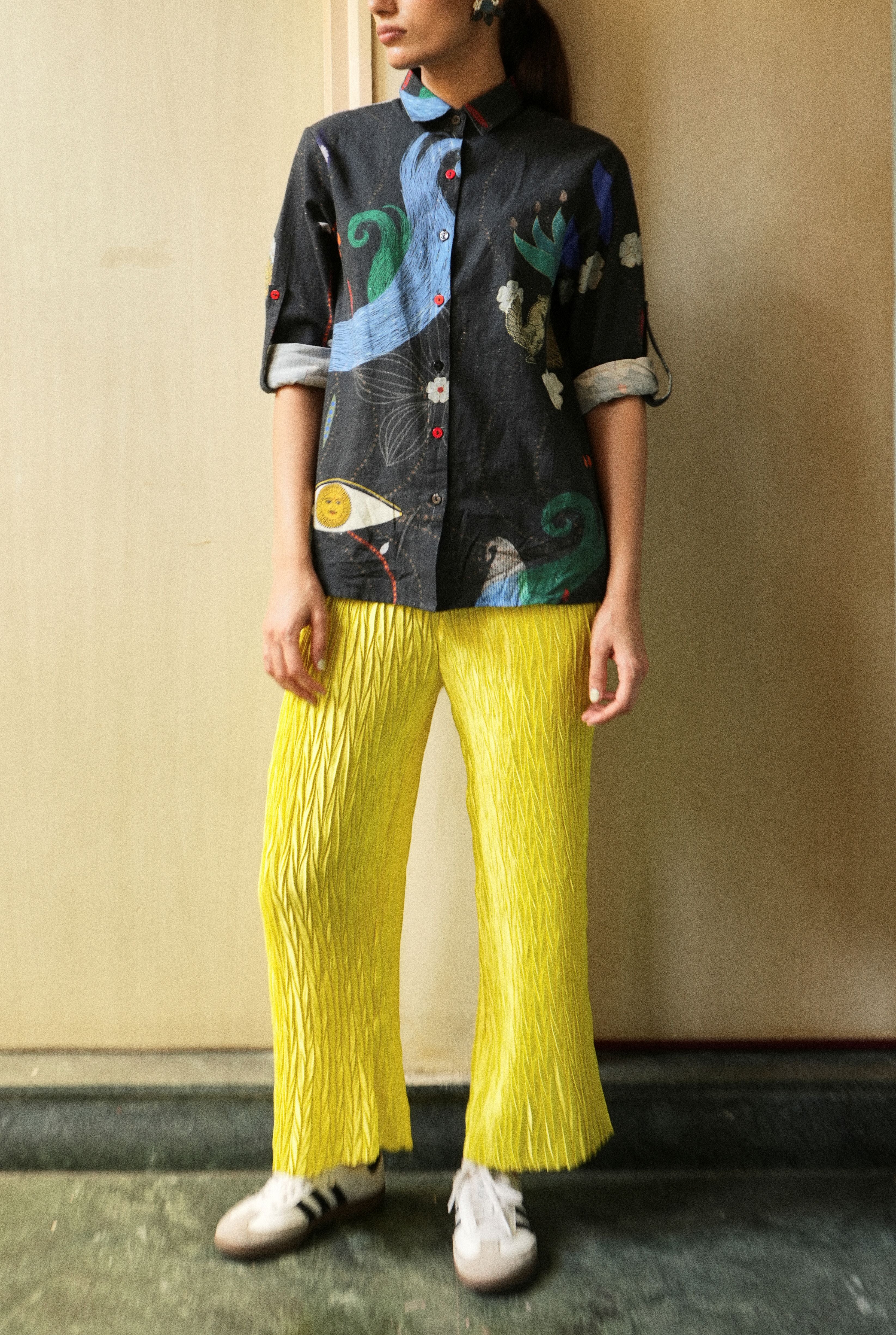 CLASSIC WOMEN’S SHIRT IN CHETTI BLACK