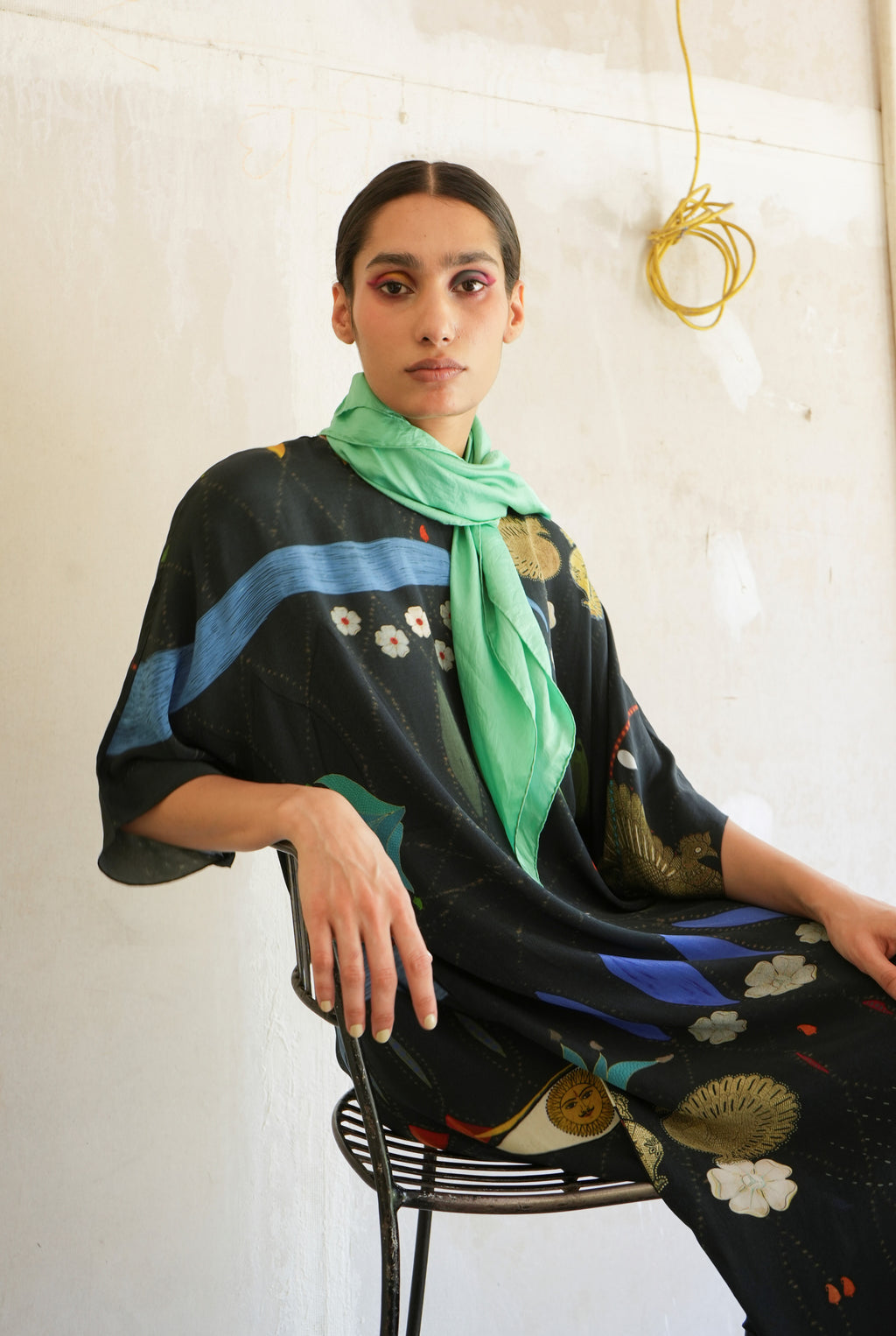 Kaftaan dress in Chetti Black print