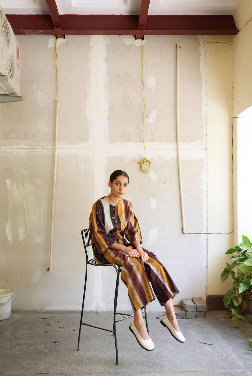 ZURI JACKET AND MARLEY PANTS IN NADU STRIPES