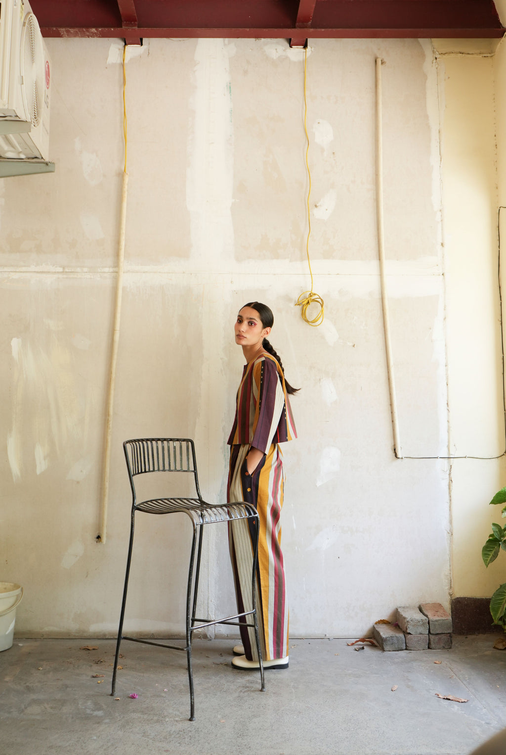 ZURI JACKET AND MARLEY PANTS IN NADU STRIPES