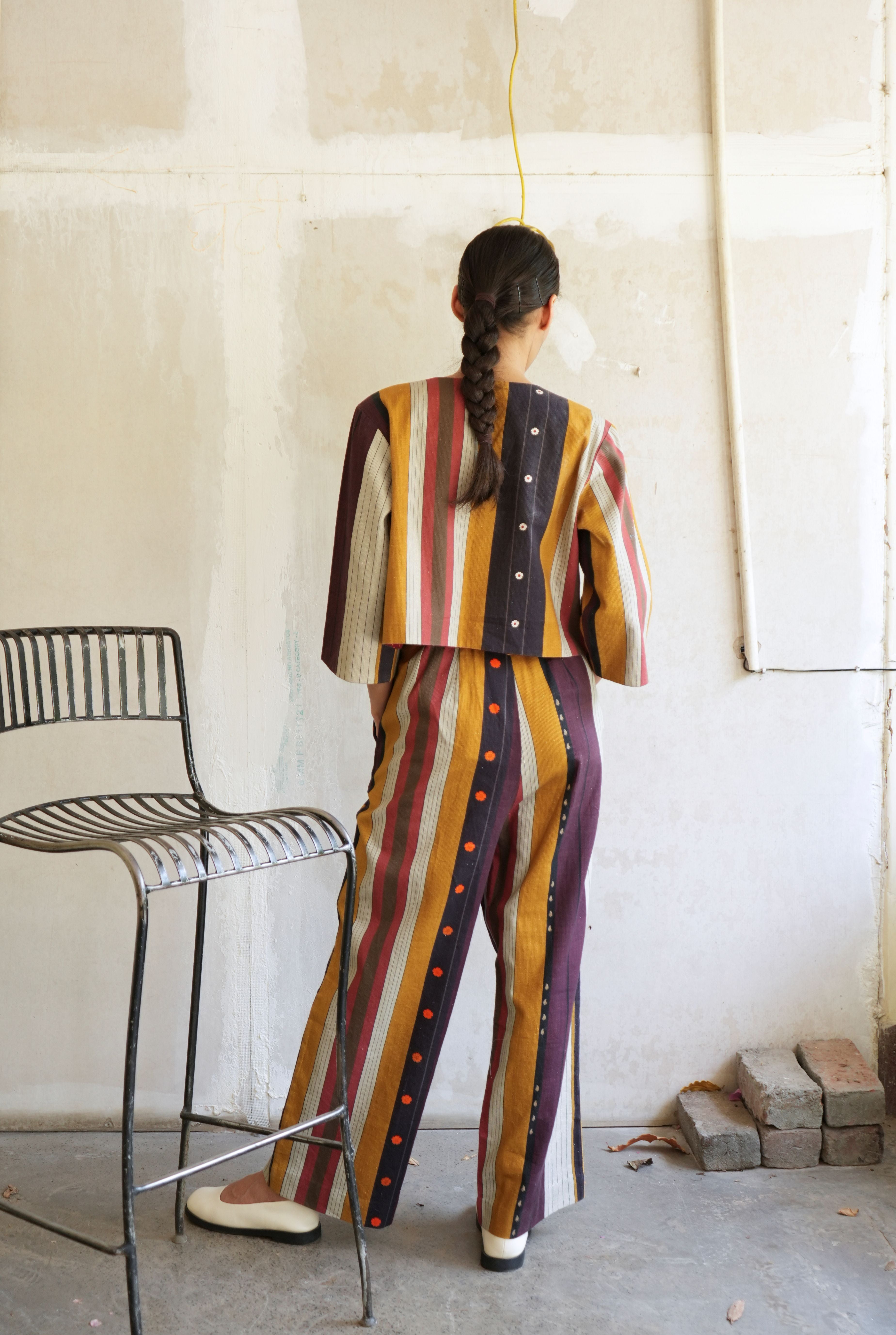 ZURI JACKET AND MARLEY PANTS IN NADU STRIPES