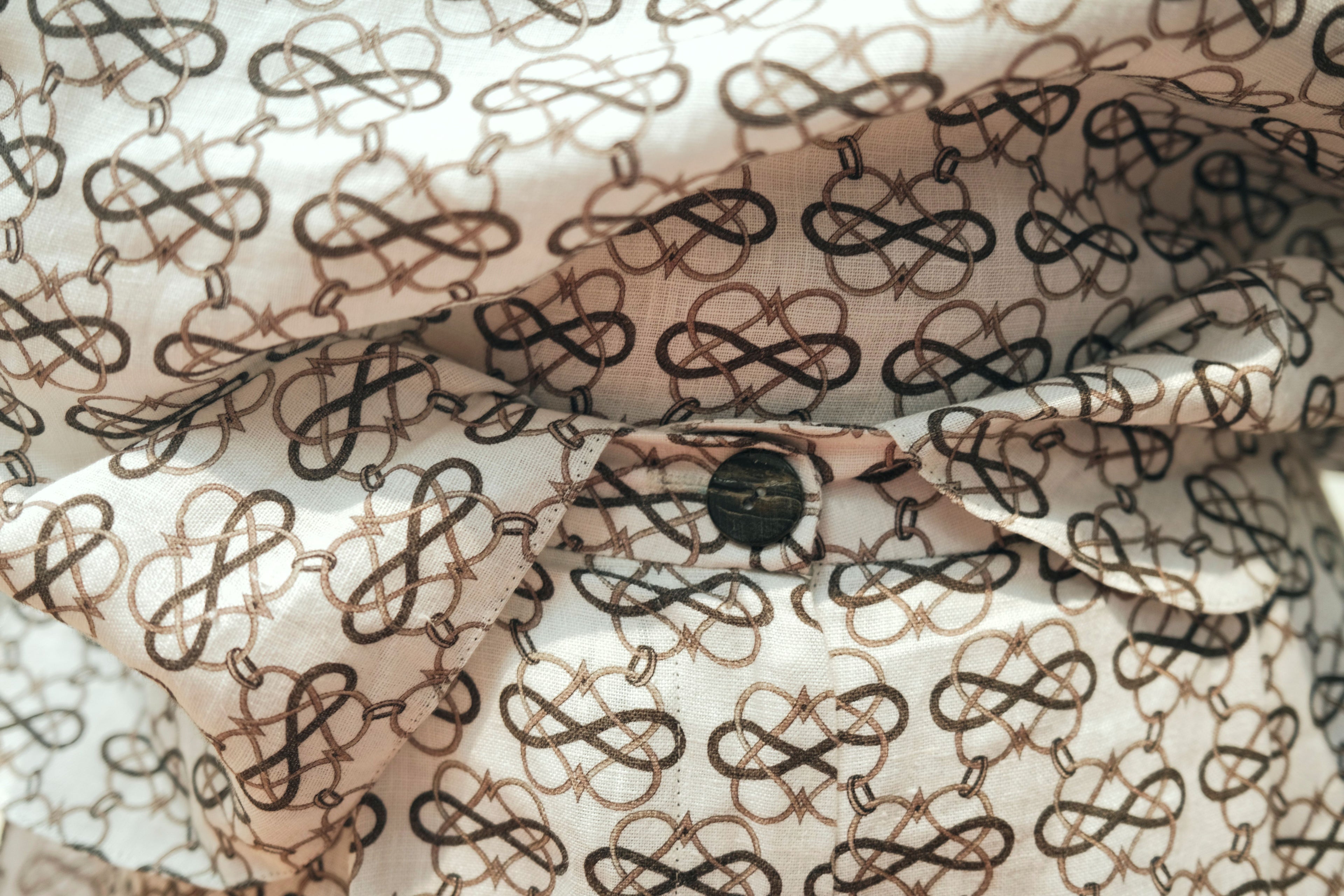 Bakers Co-ord Set In AC Jaal White Print