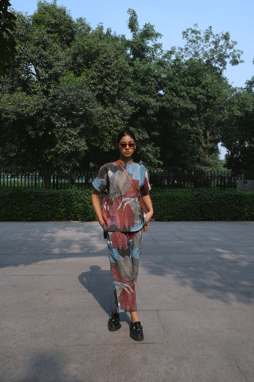 GARDEN COORD SET IN MADHUMATI PRINT