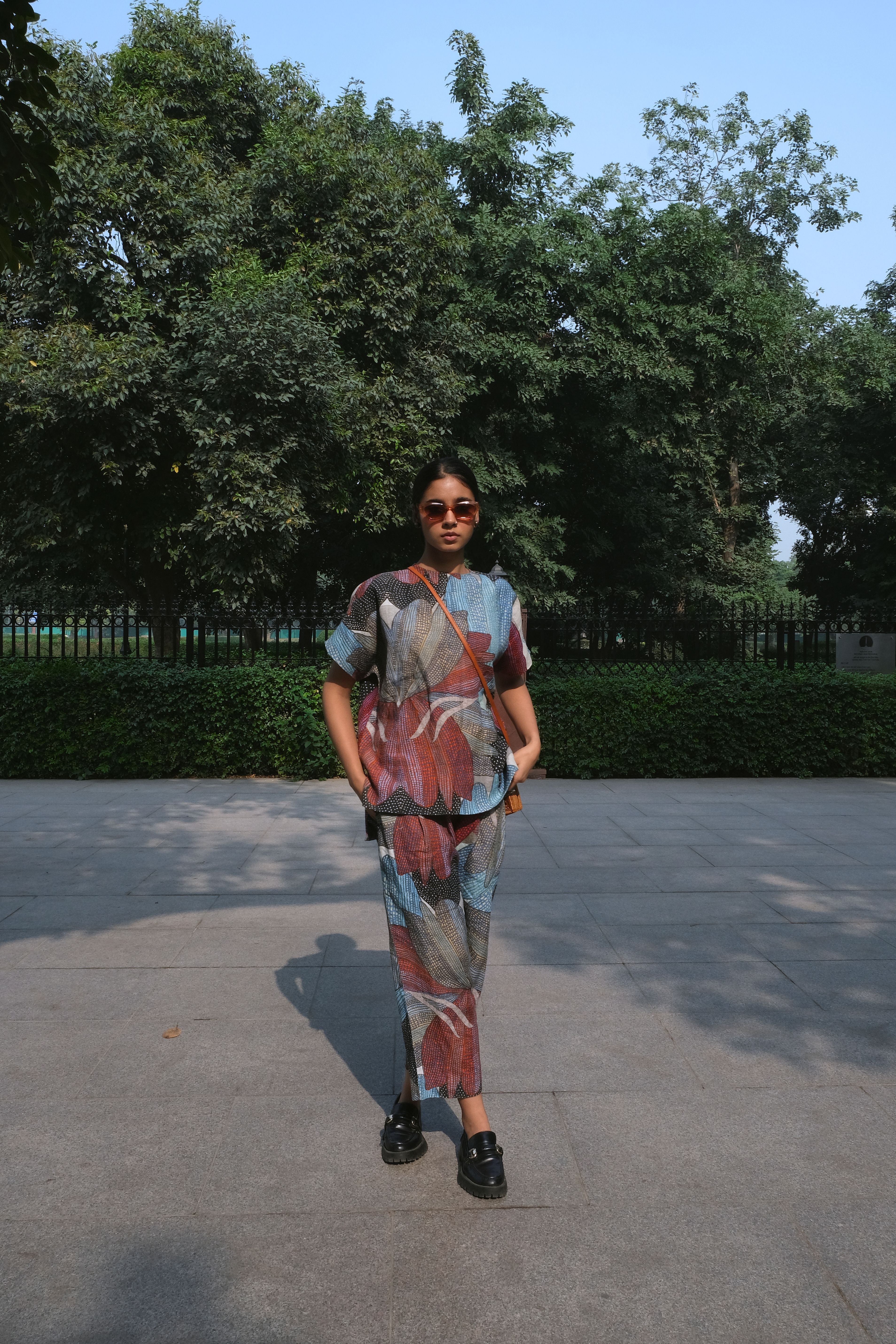 GARDEN COORD SET IN MADHUMATI PRINT