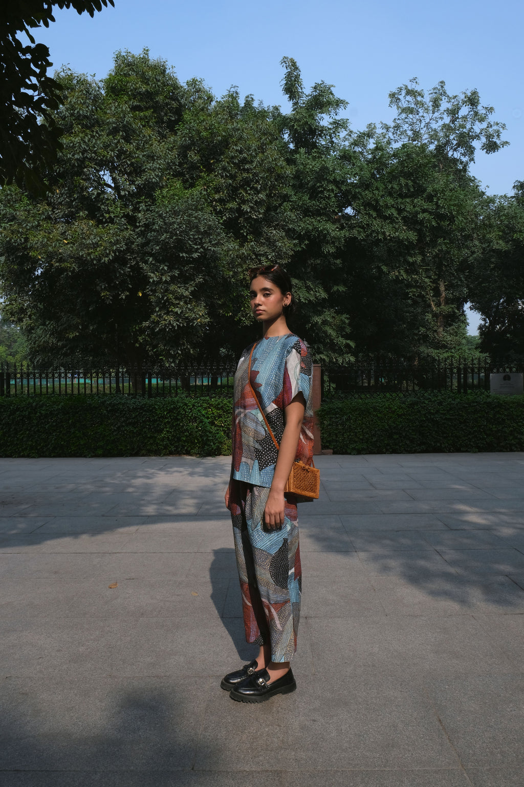 GARDEN COORD SET IN MADHUMATI PRINT