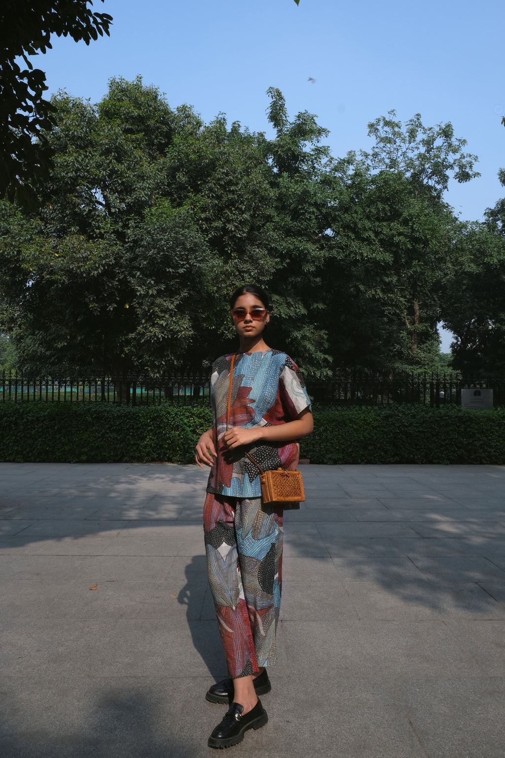 GARDEN COORD SET IN MADHUMATI PRINT