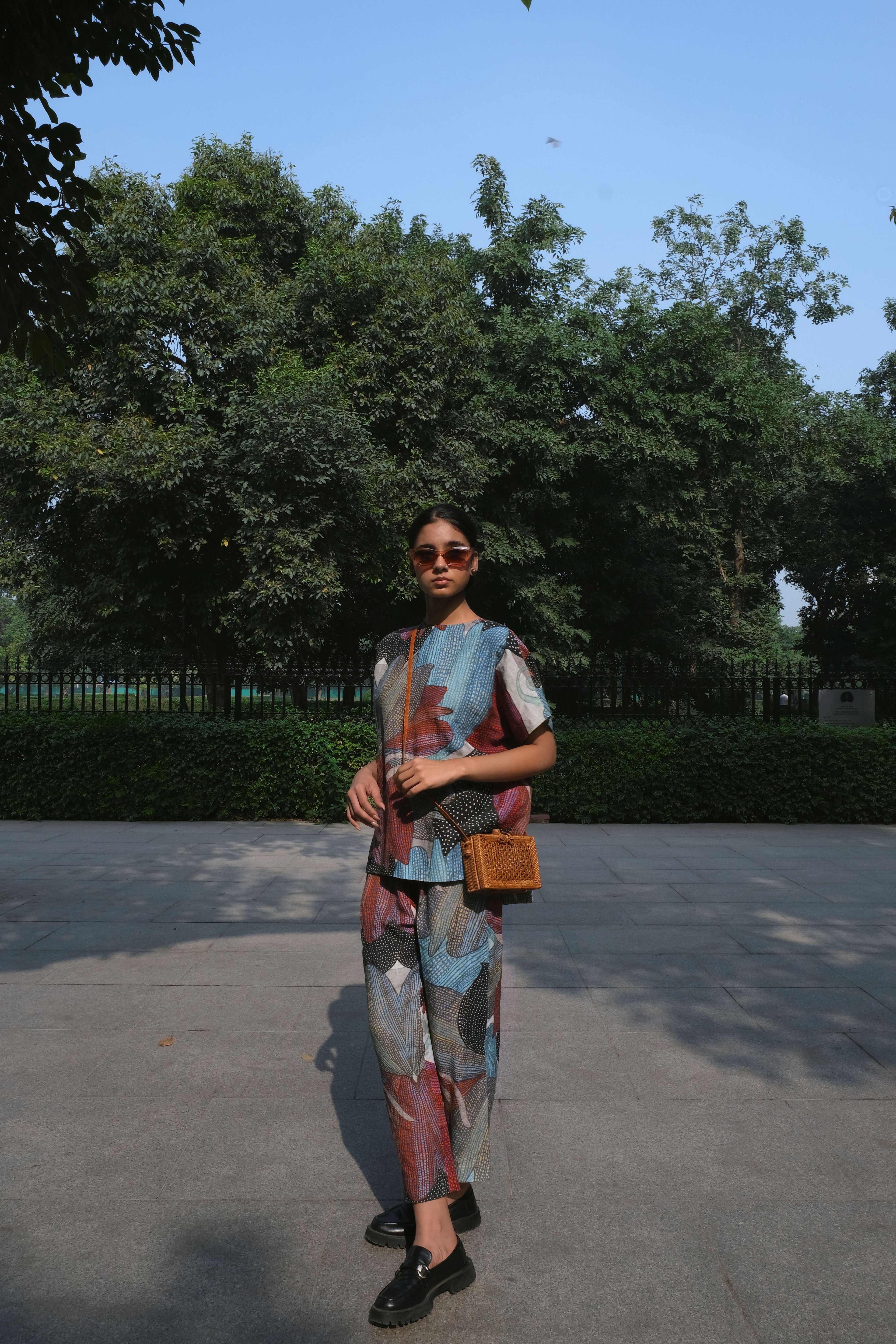 GARDEN COORD SET IN MADHUMATI PRINT