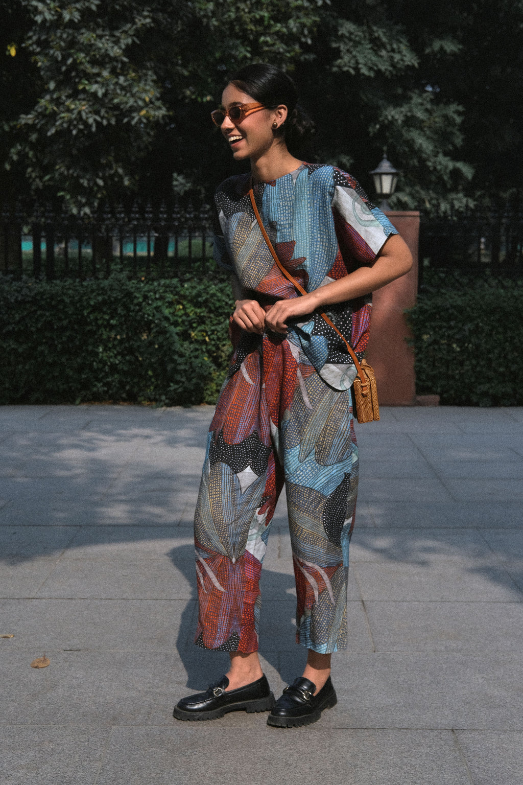 GARDEN COORD SET IN MADHUMATI PRINT