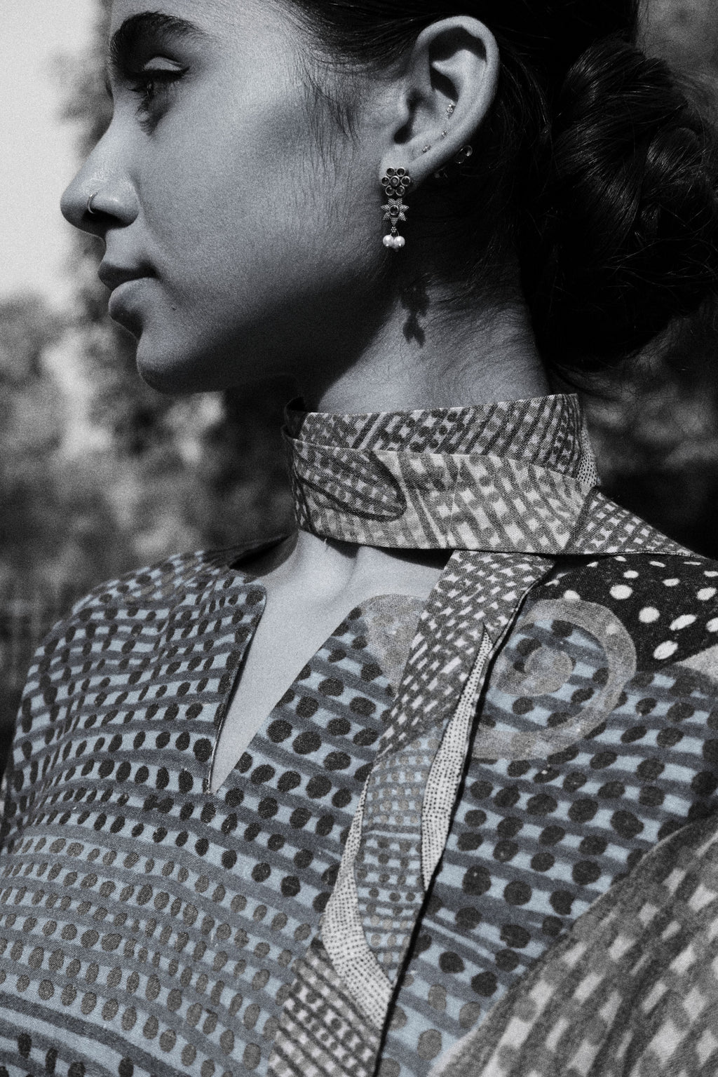 KAZA KIMONO DRESS IN MADHUMATI PRINT