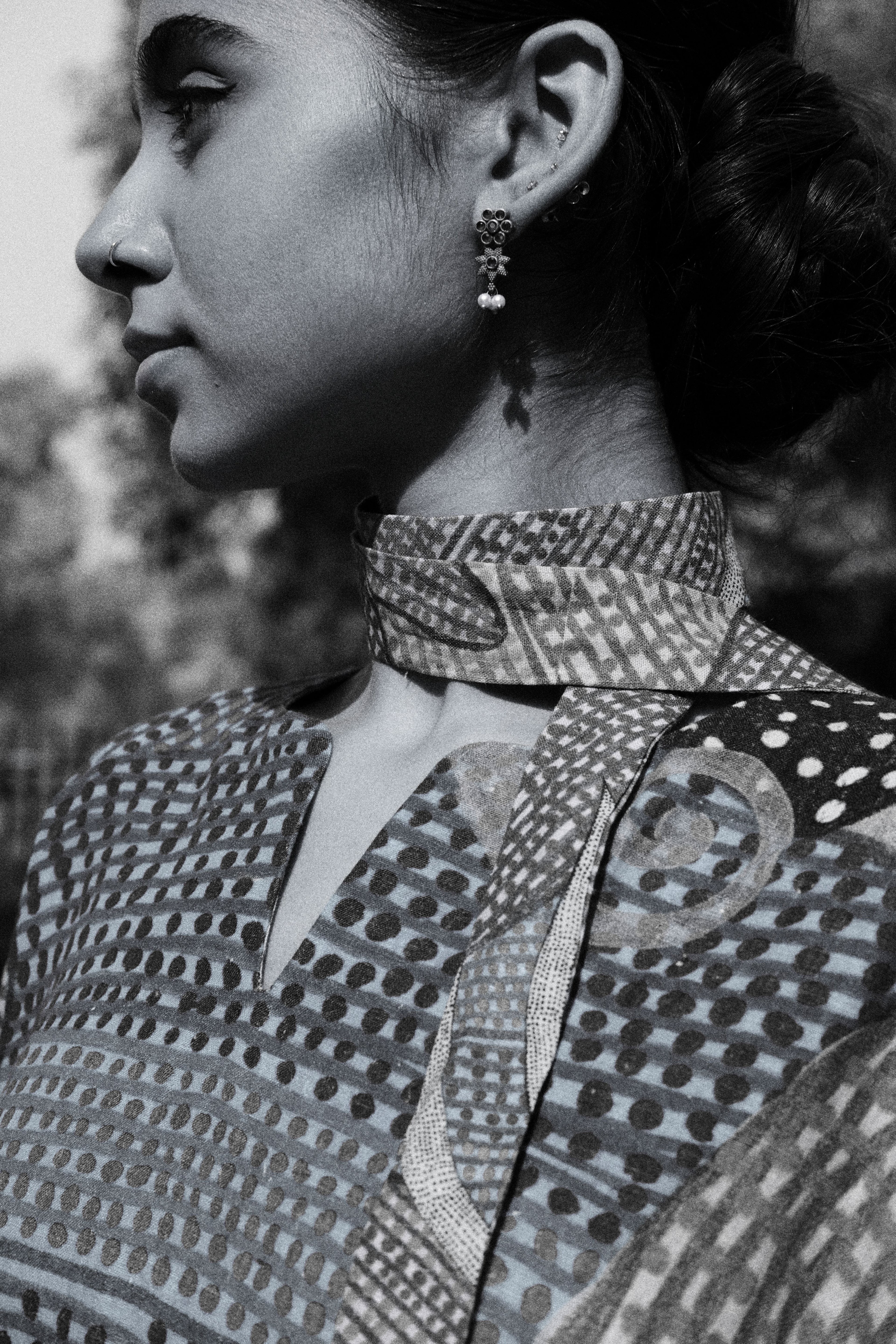 KAZA KIMONO DRESS IN MADHUMATI PRINT