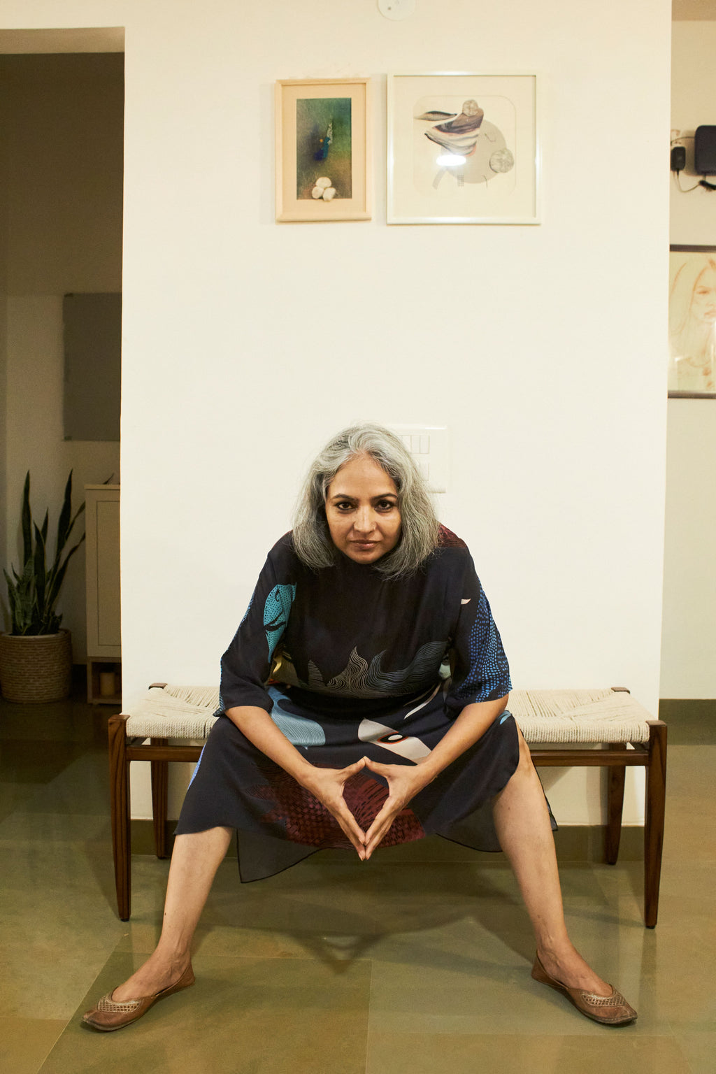 KAFTAAN DRESS IN FAITH BLACK PRINT